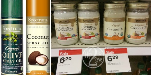 High Value $3/1 Spectrum Naturals Oil Coupon = Cooking Spray Oils $1.49 at Target + More