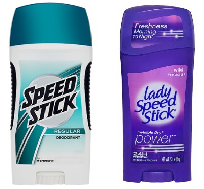 Speed Stick and Lady's Speed Stick Deodorant