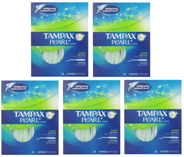 Tampax Pearl tampons 18 count