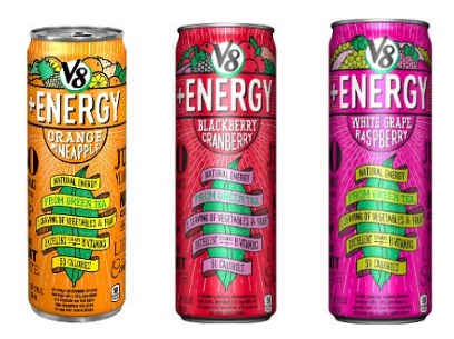 V8+Energy Carbonated Beverages