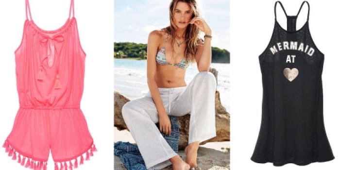 Victoria’s Secret: Cover Up, T-Shirt Bra, Panty AND Beach Tote ONLY $65 Shipped
