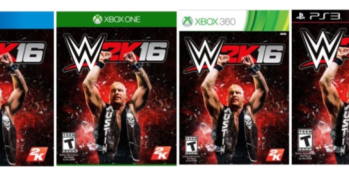 Best Buy: WWE 2K16 (Multiple Platforms) Only $31.99 (Regularly $59.99)