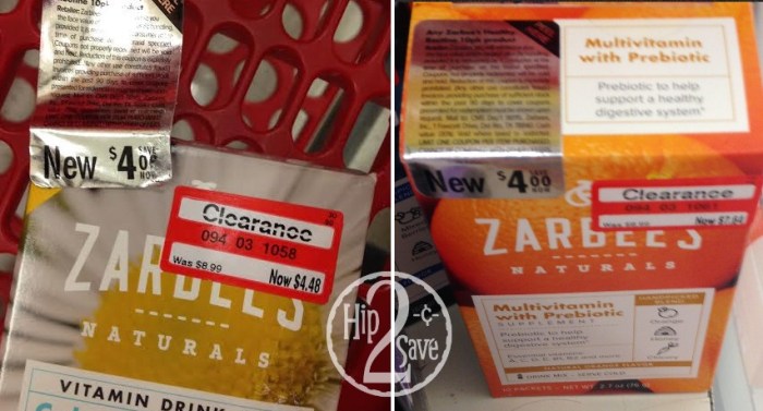 Zarbee's Clearance at Target Hip2Save