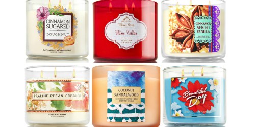 Bath & Body Works: 3-Wick Candles ONLY $9 Each Shipped (Regularly $22.50) – Ends Tonight
