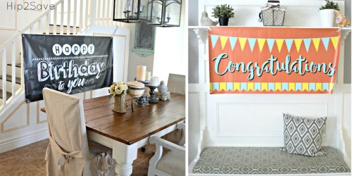 Custom Vinyl Banner $17 Shipped Ends Today (+ Create Birthday Banner w/ Free Template)
