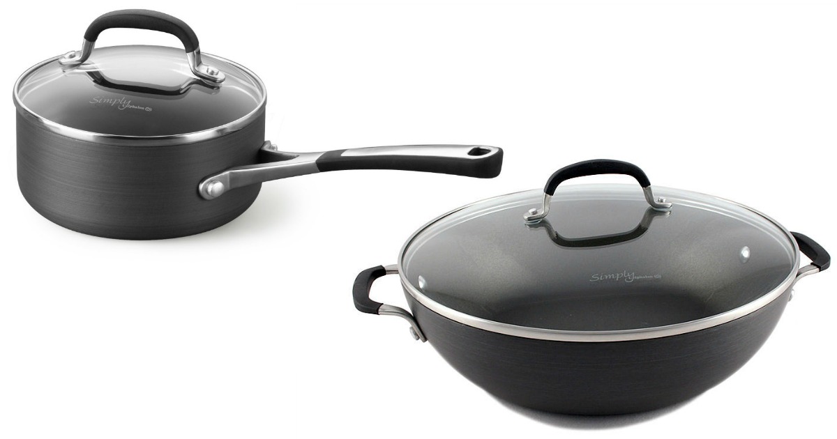 Simply Calphalon Nonstick 2-Quart Saucepan with Cover