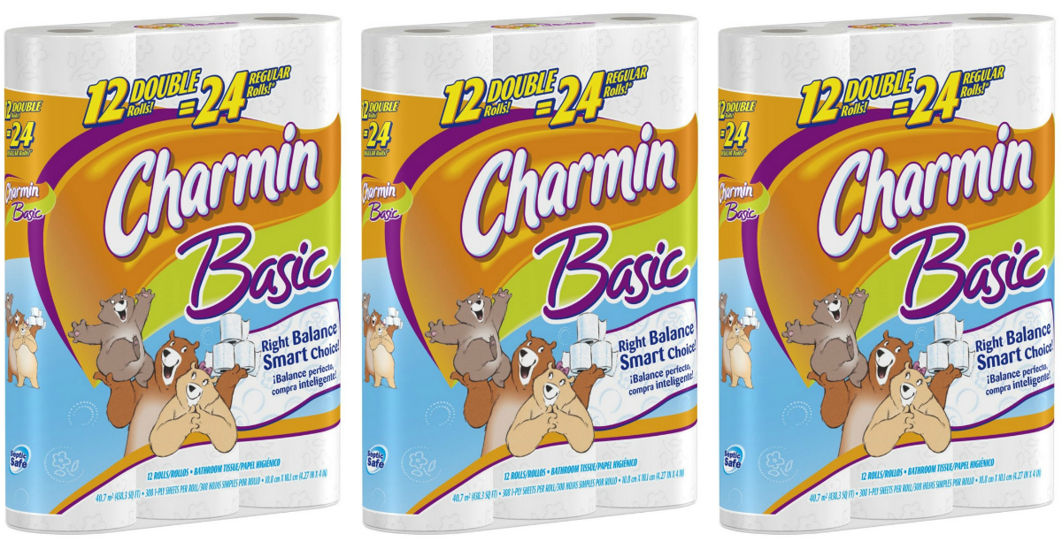 Walgreens *HOT* Charmin Basic Toilet Paper 12Pack ONLY 95¢ (After