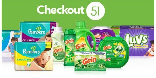 Checkout 51: New Cash Back Offers Coming 5/12 (Save on Gain, Pampers, Luvs, Ritz & More)