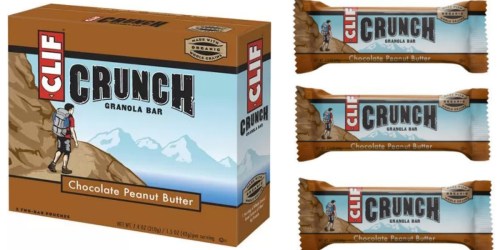 Amazon: CLIF Crunch Granola Bars Chocolate on Peanut Butter FIVE Pouches Only $2.83 Shipped