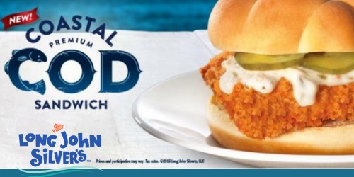 Long John Silver’s: FREE Coastal Cod Sandwich Sample Tomorrow (11AM-2PM)