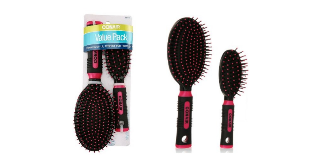 Amazon Conair Professional Full & Mid Size Brush Set Only 1.85 (Add