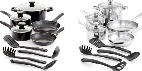 Macys.com: Tools of the Trade Nonstick Or Stainless Steel 12-Pc. Cookware Set Only $29.99
