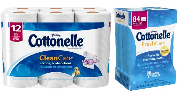 Cottonelle toilet paper and wipes