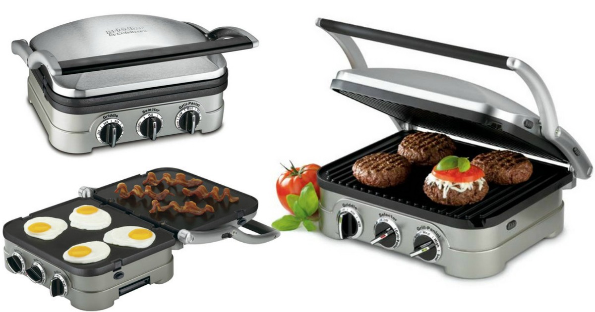 Highly Rated Cuisinart 5in1 Griddler Only 64.95 Shipped (Regularly 185)