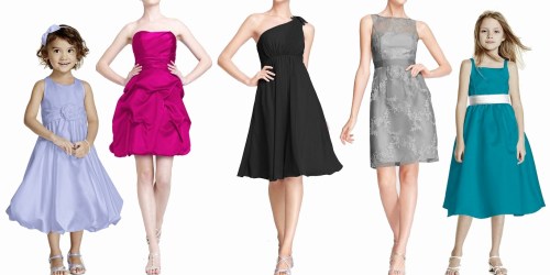 Amazon: David’s Bridal Bridesmaid, Flower Girl & Special Occasion Dresses $19.99 Shipped