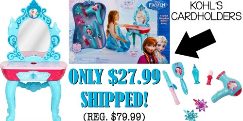 Kohl’s Cardholders: Disney’s Frozen Beauty Vanity Only $27.99 Shipped (Reg. $79.99)