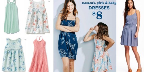 Old Navy: Dresses Only $8 (Today Only) + $1 Flip Flops for Cardholders