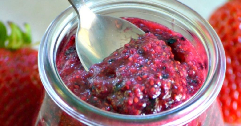 easy chia seed jam recipe
