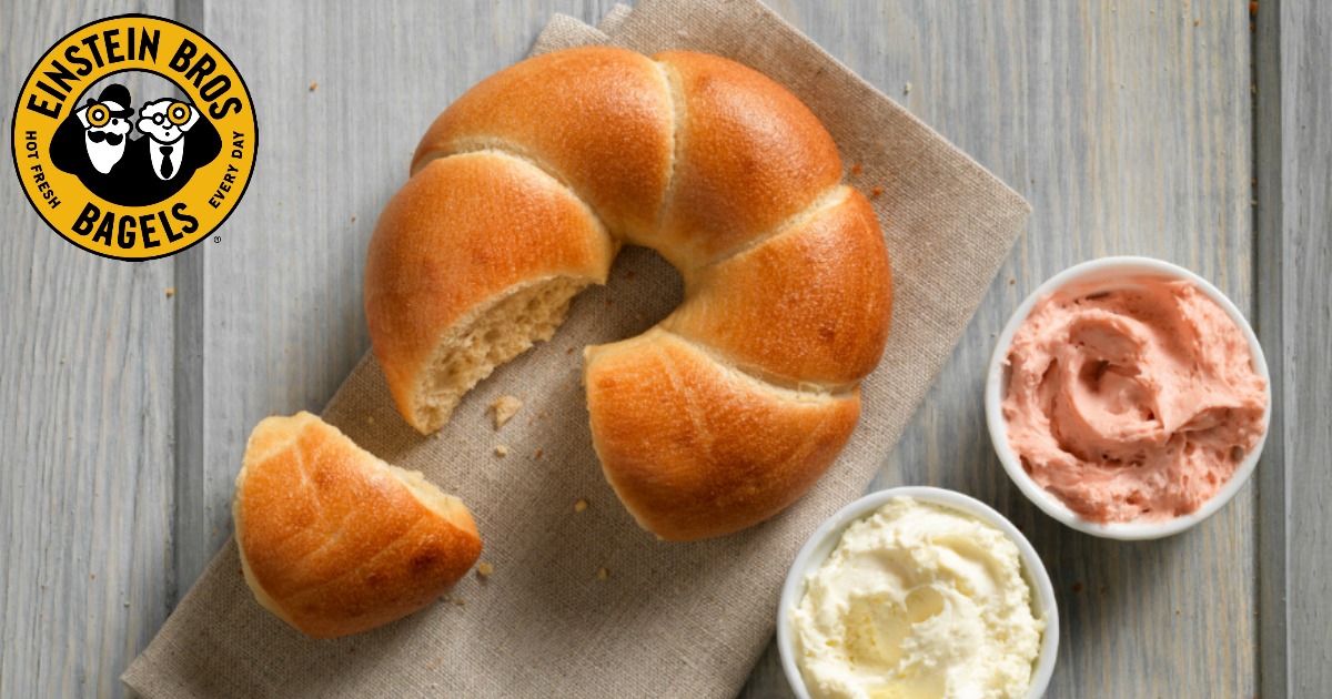 Einstein Bros. Bagels FREE Twist 'N Dip Bagel With Any Purchase