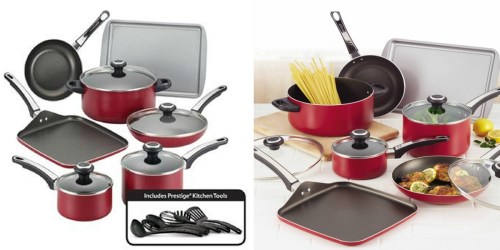 Sears: Farberware 17-Piece Cookware Set Only $24.38 Shipped  (After Shop Your Way Points)