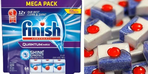 Amazon: Finish Quantum Max Dishwasher Detergent Mega Pack Only $9.14 Shipped