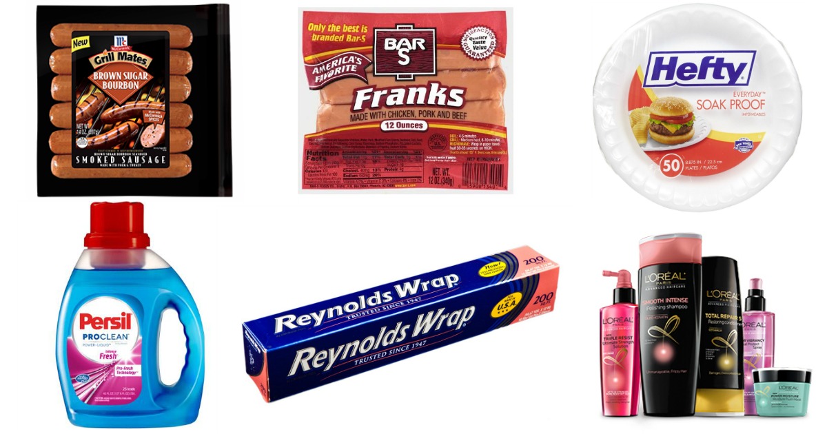Grill Mates, Bar-S, hefty, Persil, Reynolds and more