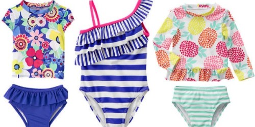 Gymboree: Free Shipping + $14.99 and Under Sale = Girls Rash Guard Sets Only $12.99 Shipped