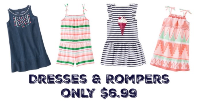 Gymboree: $14.99 and Under Sale = Dresses & Rompers Only $6.99 + More