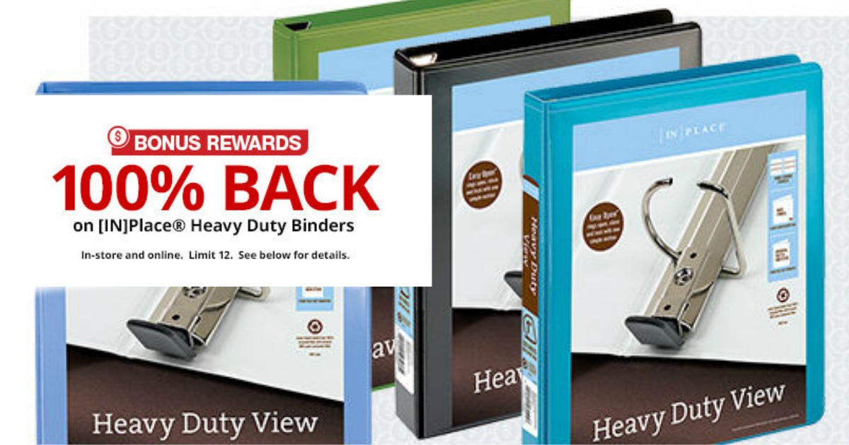 Office Depot/Office Max FREE Heavy Duty Binders (After Rewards)