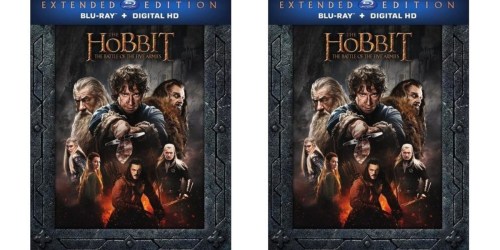 The Hobbit: The Battle of Five Armies Extended Edition Blu-ray Only $12.09