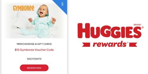 Huggies Rewards: $10 Gymboree Voucher Only 500 Points (+ FREE Shipping on Gymboree.com)