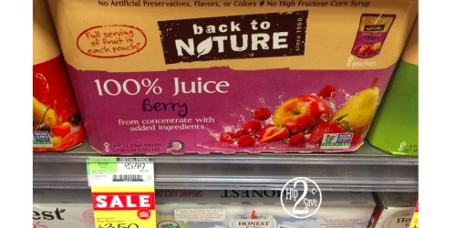 Whole Foods: Back to Nature Juice Pouches 8-Pack Only 50¢