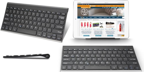Amazon: Ultra-Slim Portable Bluetooth Rechargeable Keyboard Only $16.99 (Reg. $26.99)
