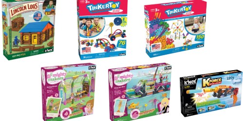 Up to 56% Off Select K’NEX Building Sets