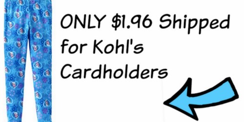Kohl’s Cardholders: Jumping Beans Disney’s Frozen Leggings Only $1.96 Shipped