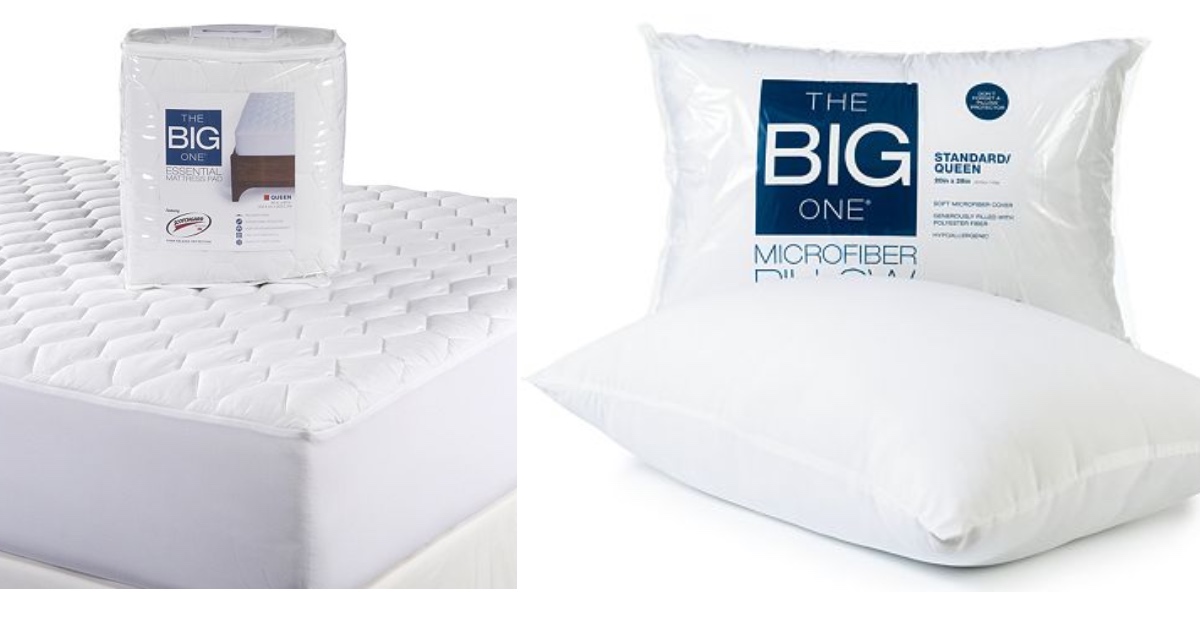 The Big One Full Size Mattress Pad AND Microfiber Pillow ONLY 13.58 • Hip2Save