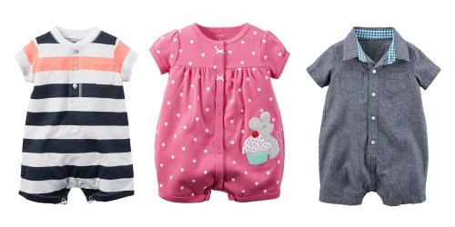 Kohl’s Cardholders: Carter’s Baby Rompers Only $3.85 Each Shipped (Regularly $18)