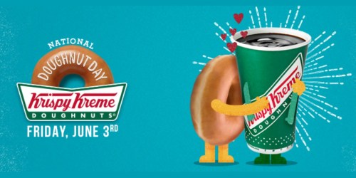 Krispy Kreme: FREE Doughnut on June 3rd