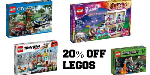 Target.com: 20% Off LEGO City, Minecraft, Friends & Duplo Sets