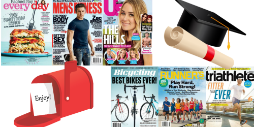 Gifts for Grads Magazine Sale (Save on Us Weekly, Runner’s World, Men’s Fitness & More)