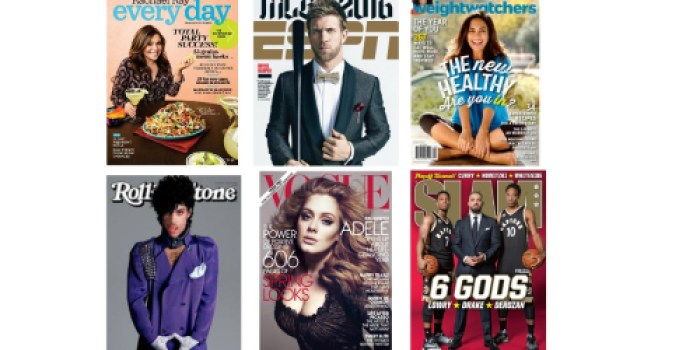 Magazine Deals: ESPN, Rachel Ray, Weight Watchers & More as Low as 19¢ Per Issue