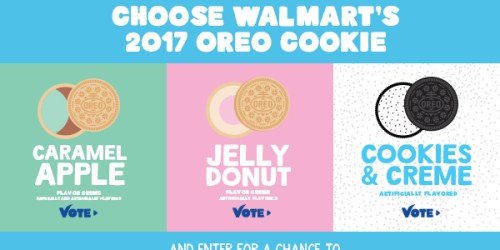 Walmart OREO Vote Sweepstakes: 20 Win $100 Walmart Gift Cards