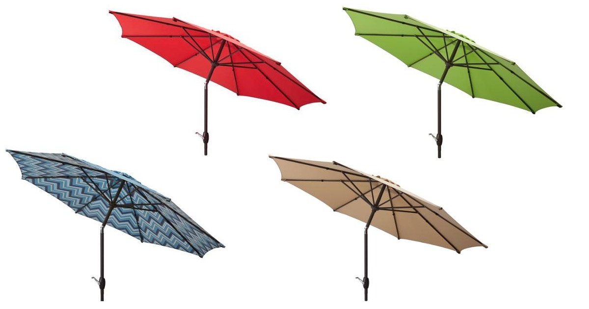 Walmart Mainstays 9' Patio Umbrella Only 29.84