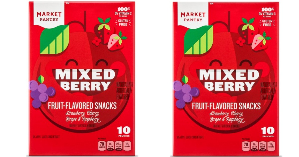 Target Market Pantry Fruit Snacks as Low as ONLY 50¢ Per Box