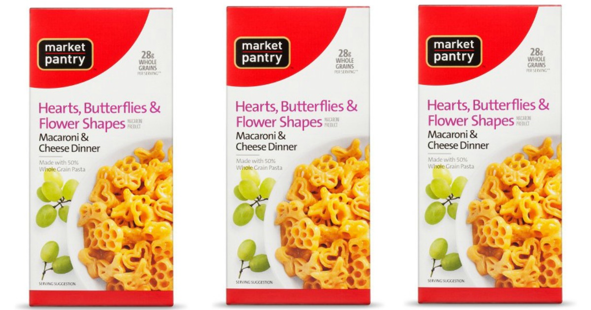 Market Pantry Macaroni & Cheese Hearts, Butterflies & Flowers Shapes