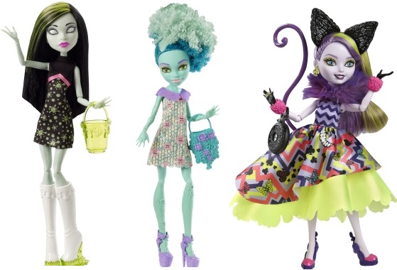 Monster High and Ever After High dolls