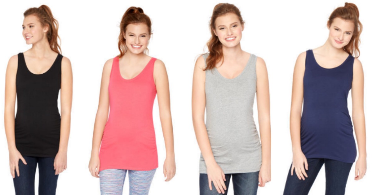 Motherhood Maternity Flash Sale 5 Tank Tops, 10 Nursing Camis & More