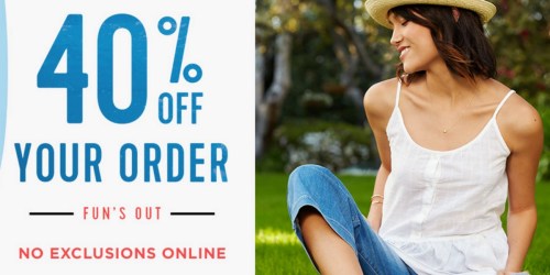 Old Navy: 40% Off All Orders (In-Store & Online) = Maternity Camis Only $3.20