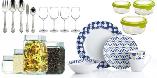 Oneida: 40% Off 40 Items Sale = 6 Piece Glass Storage Container Set $8.99 (Regularly $40)