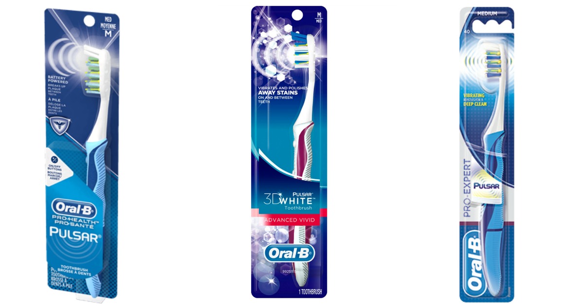 Oral-B Pulsar toothbrushes